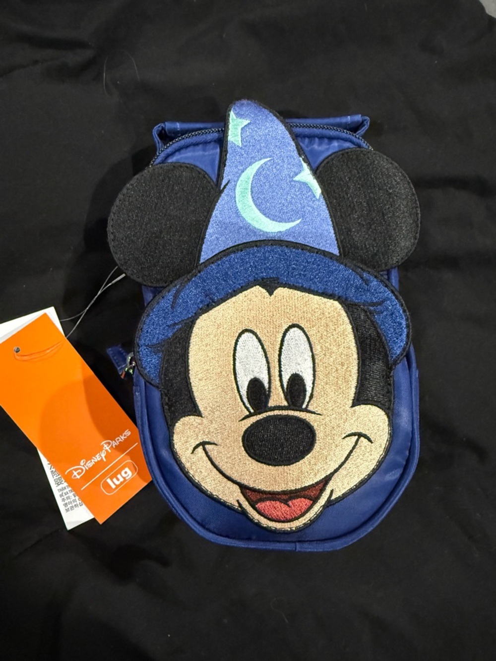 Disney Parks LUG Mini Skeeter Sorcerer Mickey Crossbody Bag